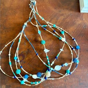 Chico’s 5 strand beaded necklace